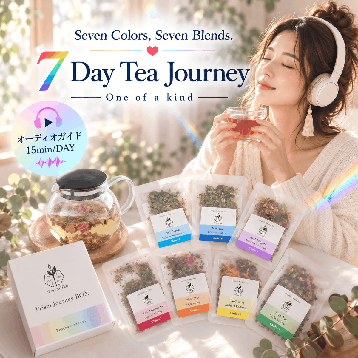 Tea Journey BOX《７種類✖️1包アソート・オーディオガイド付き》