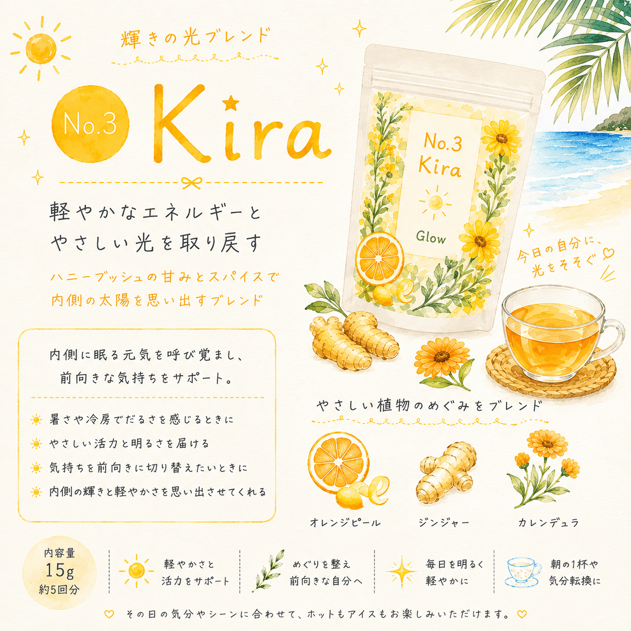 夏を軽やかに楽しむミニセット